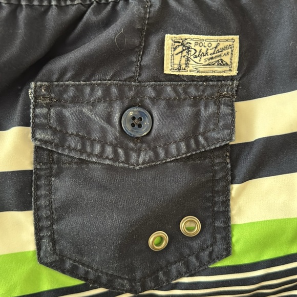 Ralph Lauren Multicolor Striped Swim Shorts - Picture 5 of 5